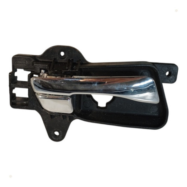 Maçaneta Interna Traseira Direita Hyundai I30 2010 2011 2012 Prata Traseira