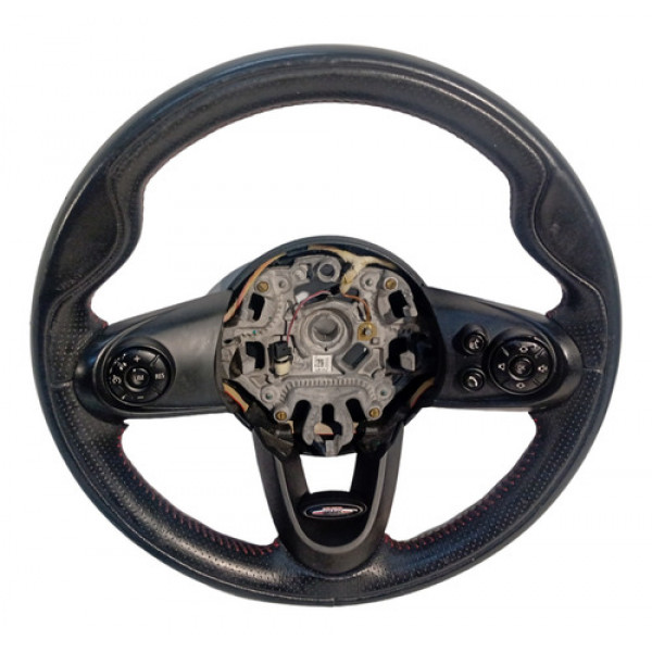 Volante Direção Comando Mini Cooper Jcw 2015 2016 2017 2019 Preto