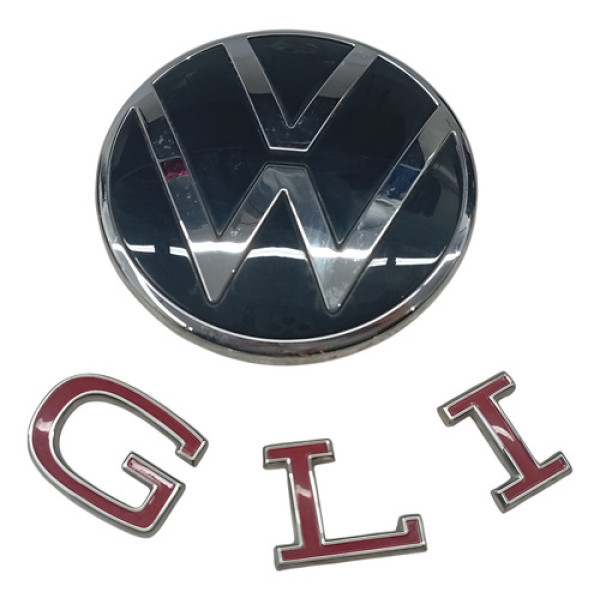 Emblema Letreiro Tampa Tras Volkswagen Jetta Gli 2.0 T 2024