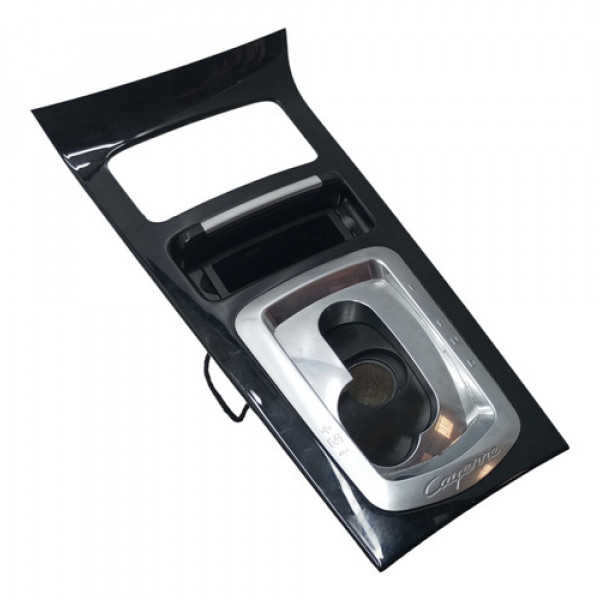 Moldura Trambulador Porta Treco Porsche Cayenne 2017 2018  Preto