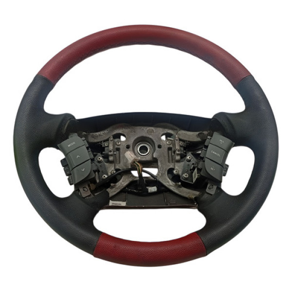 Volante Comando Som Azera 2010 11 Preto/vermelho