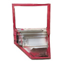 Porta Traseira Esquerda Land Rover Defender 1999 2000 2001  Traseira Esquerdo Vermelho