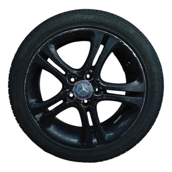 Roda Pneu Bom 225 45 17 Mercedes A200 1.6 T 2015 Preto