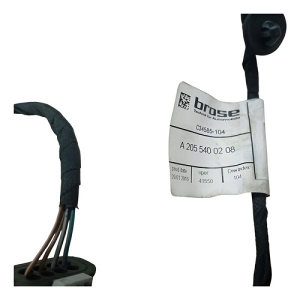 Chicote Botão Trava Porta Diant Esq Mercedes C250 Coupê 2015