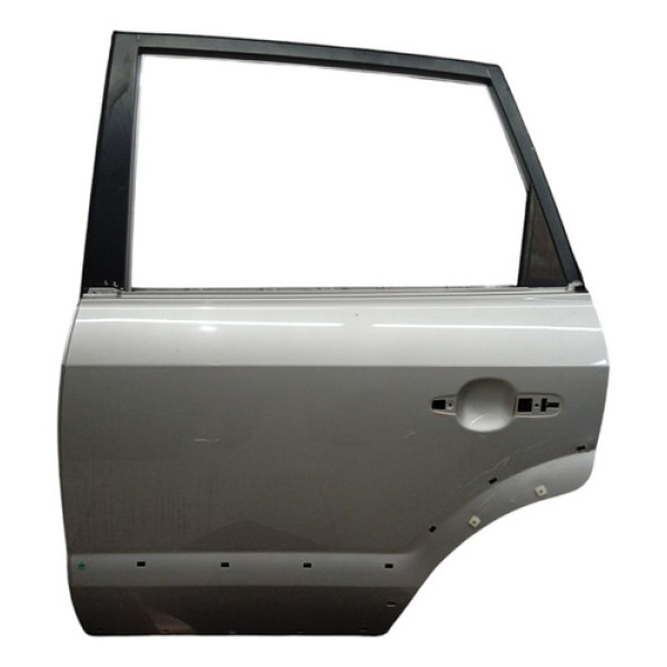 Porta Traseira Esquerda Hyundai Tucson 2009 2010 Detalhe Traseira Esquerdo Cinza