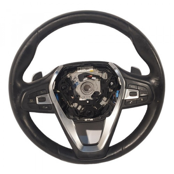 Volante Direção Comando Borboleta Bmw X3 2018 2019 2020  Preto