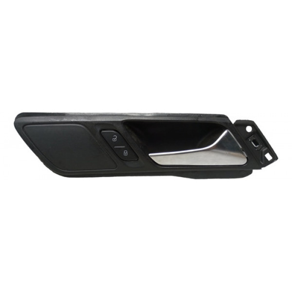 Maçaneta Interna Dianteira Direita Volkswagen Jetta 2012 13 Preto Dianteira