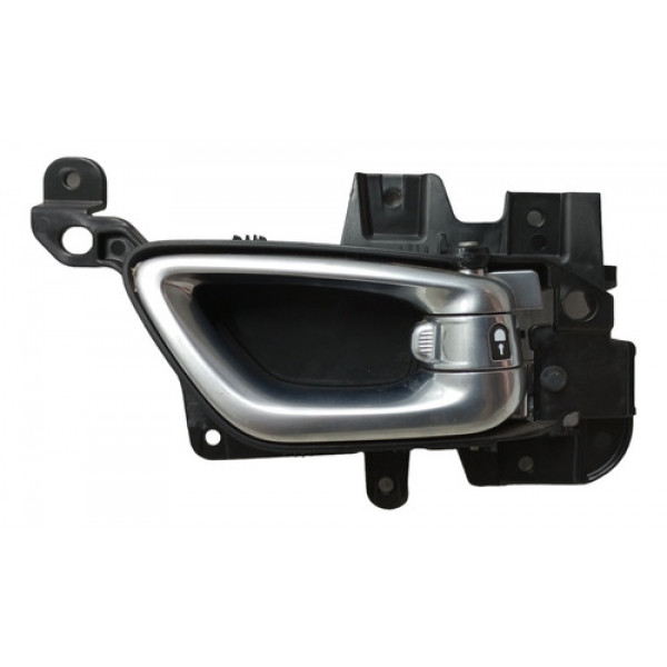 Maçaneta Interna Traseira Direita Jeep Commander 2022 2023 Prata Traseira