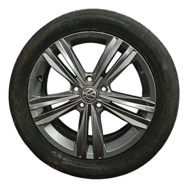 Roda Pneu Meia Vida Aro 17 Volkswagen Jetta Rline 1.4t 2019