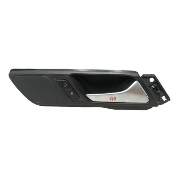 Maçaneta Interna Dianteira Direita Vw Jetta Tsi 2012 2014 Preto/prata Dianteira