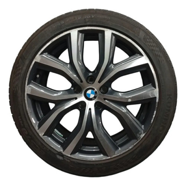 Roda Riscada Pneu Bom Bmw X1 2018 225 45 19 Cinza
