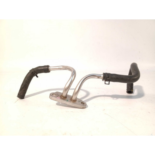 Cano Duplo Refrigeração Oleo Turbina Honda Civic G10 2018  Preta