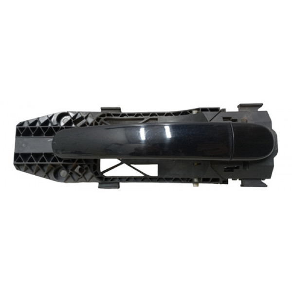 Maçaneta Externa Dianteira Direita Volkswagen Jetta 2012 13 Preto Dianteira