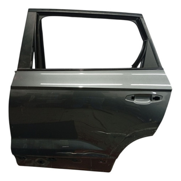 Porta Traseira Esquerda Volkswagen Taos 2022 2023 Detalhe Traseira Esquerda Cinza