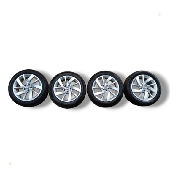 Jogo Roda Pneu Bom Jetta Tsi 1.4 2019 2020 2021 205/55/17 Ok