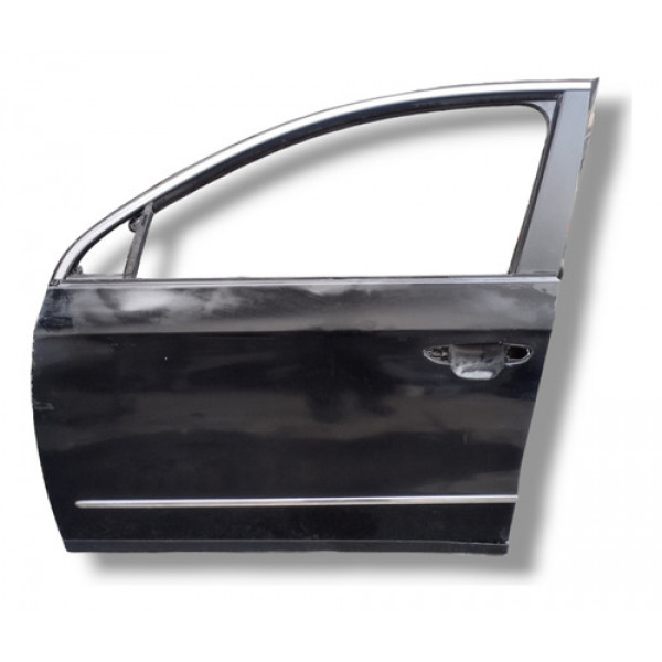 Porta Dianteira Esquerda Vw Passat B6 2009 2010 2011 2012 Preto Esquerdo Dianteira