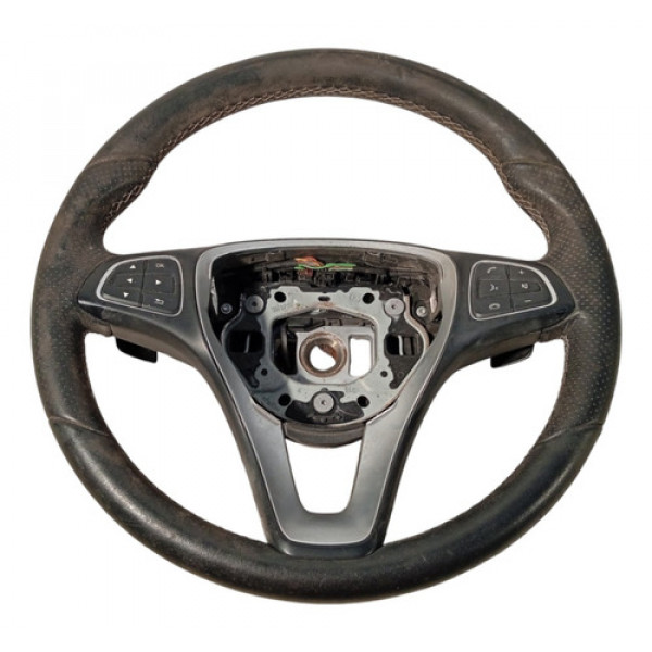 Volante Direção Comando Mercedes Gla 200 2015 2016  Preto