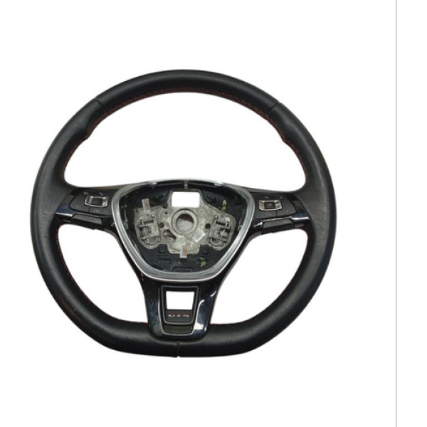 Volante Direção Black Piano Volkswagen Polo Gts 2020 2021 Preta