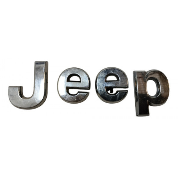Letreiro Capo Jeep Compass 2023 2024  Cromado