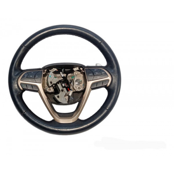 Volante Direção Comando Borboleta Grand Cherokee 2015  Preto