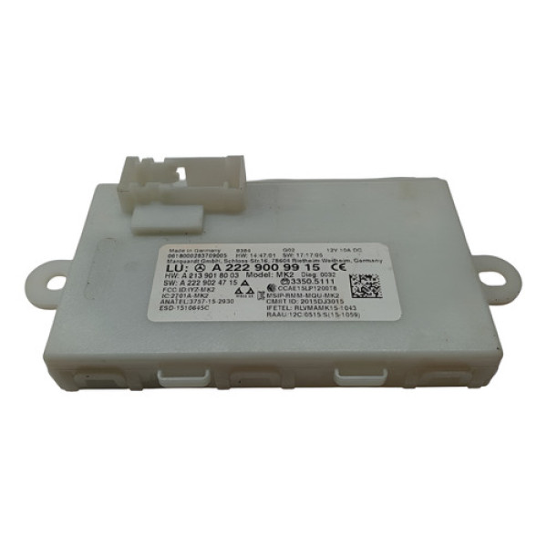 Central Eletrico Keyless Mercedes C200 Hybrid 1.5t 2019