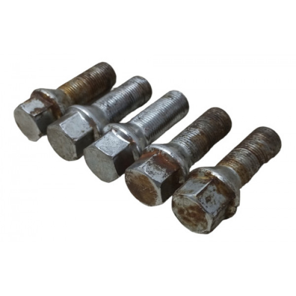 Jogo 5 Parafusos Roda Bmw X6 N55 2016 2017 