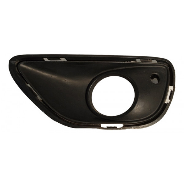 Moldura Farol Milha Esq Porsche Cayenne 3.6 Vr6 2016 2018 Preto Esquerdo