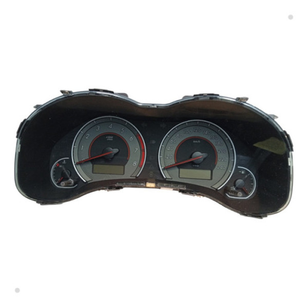 Painel Instrumental Toyota Corolla 2010 2011 2012 Detalhe  Preto