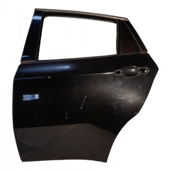 Porta Traseiro Esquerdo Bmw X6 2013 2014 2015  Preto Traseira Esquerdo
