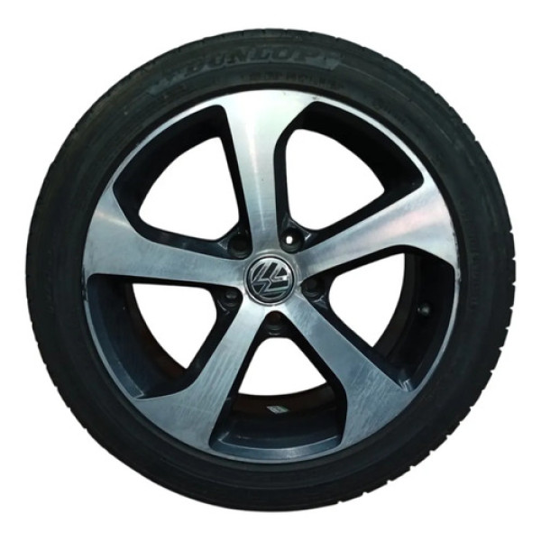 Roda Pneu Bom Brooklyn 225 45 17 Vw Golf Gti 2.0 T 2015 Cinza