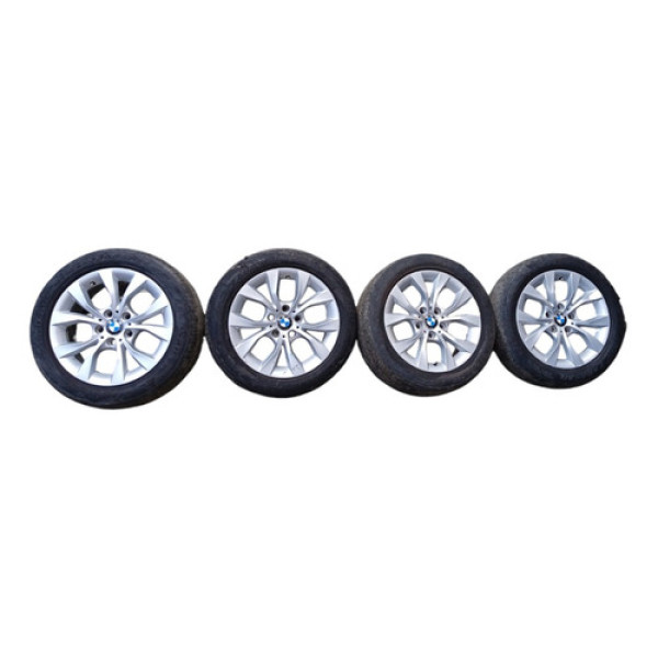 Jogo Roda Pneu Meia Vida Bmw X1 N46 2.0 2011 2012 Detalhe 