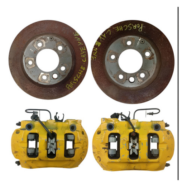 Kit Pinça Disco Brembo Tras Porsche Cayenne 3.6 Vr6 2016