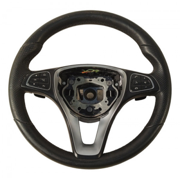 Volante Direção Mercedes Glc250 2.0 2015 2016 2017 Preto