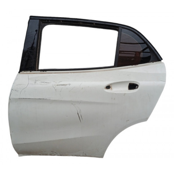 Porta Tras Esquerda Mercedes Gla200 1.6 2014 2016 Detalhe Traseira Esquerdo Branco