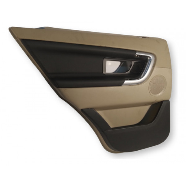 Forro Porta Traseira Esquerda Discovery Sport 2016 2017  Preto E Bege