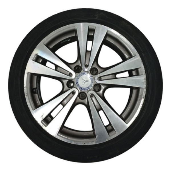 Roda Riscada Pneu Meia Vida Mercedes A200 2016 225/50/r17 