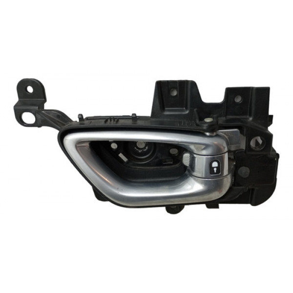 Maçaneta Interna Dianteira Direita Jeep Commander 2022 2023 Prata Dianteira