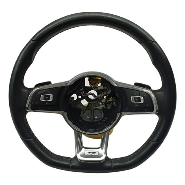 Volante Motorista Comando Vw Tiguan R Line 2019 2020 Preto