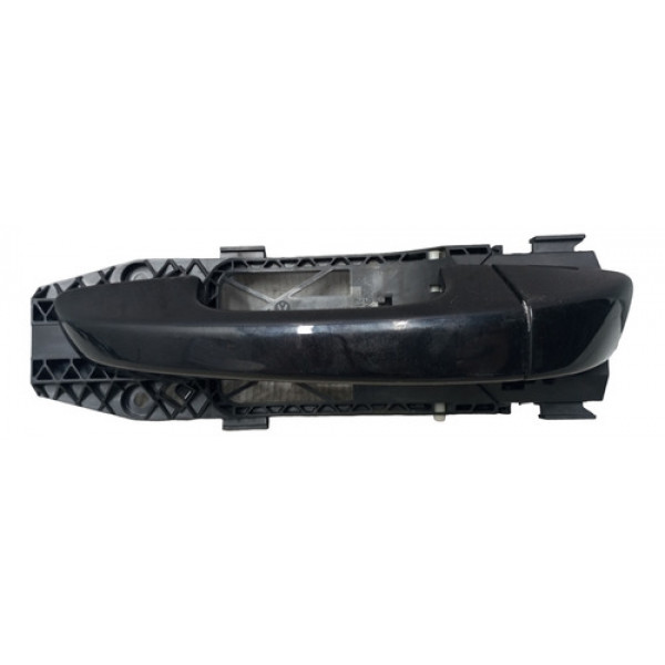 Maçaneta Ext Porta Traseira Esquerda Porsche Cayenne 2017 18 Preto Dianteira