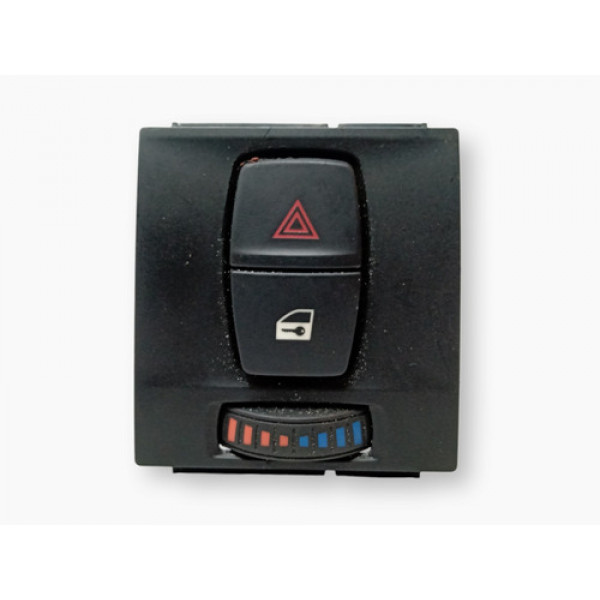 Botão Pisca Alerta Trava Destrava Bmw 320i 2.0 2014 2015 Preto