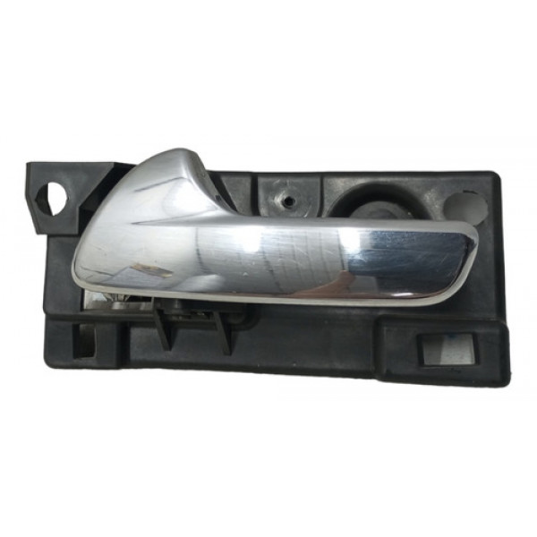 Maçaneta Interna Dianteira Esquerda Jeep Grand Cherokee 2015 Prata Dianteira