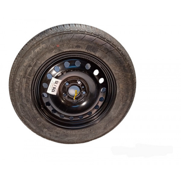  Roda Pneu Estepe Grosso Cherokee Zero Km 245 65 18 2015  Preto