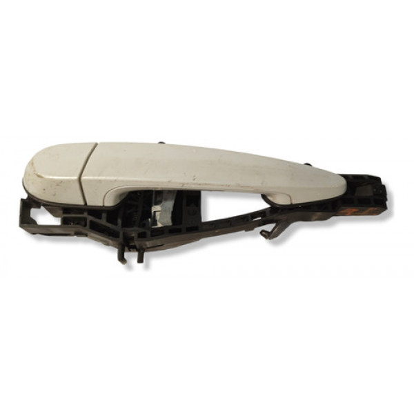 Macaneta Externa Traseira Esquerda Bmw 320i 2014 2016 Branco Traseira