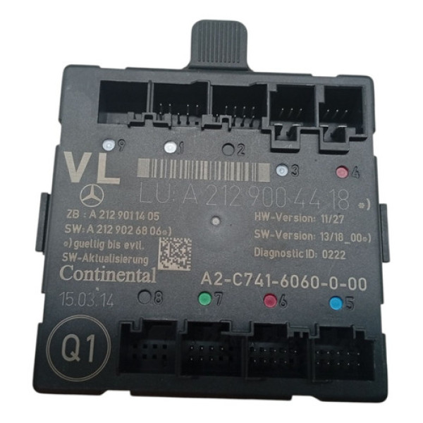 Módulo Porta Dianteira Esquerda Mercedes Glk220 2014 2015 