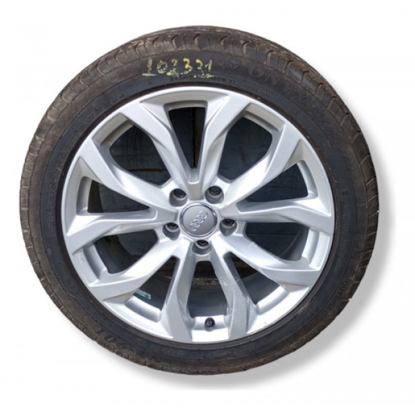 Roda Boa Pneu Bom Audi A6 2015 2016 245 45 18 Cinza