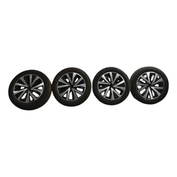 Jogo Roda Pneu Bom Volkswagen Taos 2022 2023  Preto