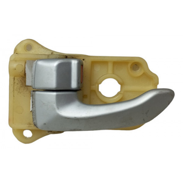 Maçaneta Interna Traseira Esquerda Hyundai Azera 2008 2010  Prata Traseira