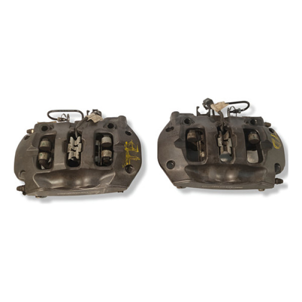 Par Pinça Traseira Porsche Cayenne 2017 2018 4 Pistão 