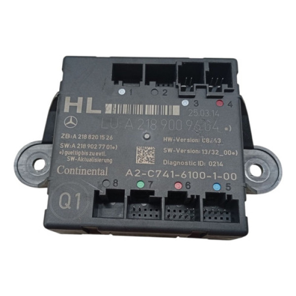 Módulo Porta Traseira Esquerda Mercedes Glk220 2014 2015 