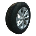 Roda Riscada Pneu Meia Vida Chevrolet Onix 1.0 Aut 2020 Cinza